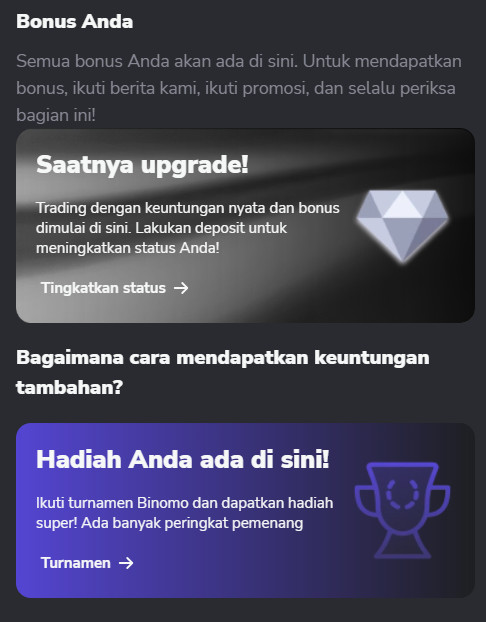 binomo deposit bonus, binomo refer and earn