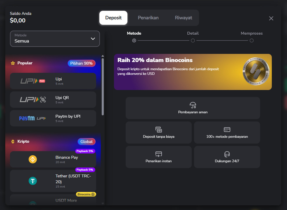 how to make deposit in binomo, how long does it take to withdraw from binomo